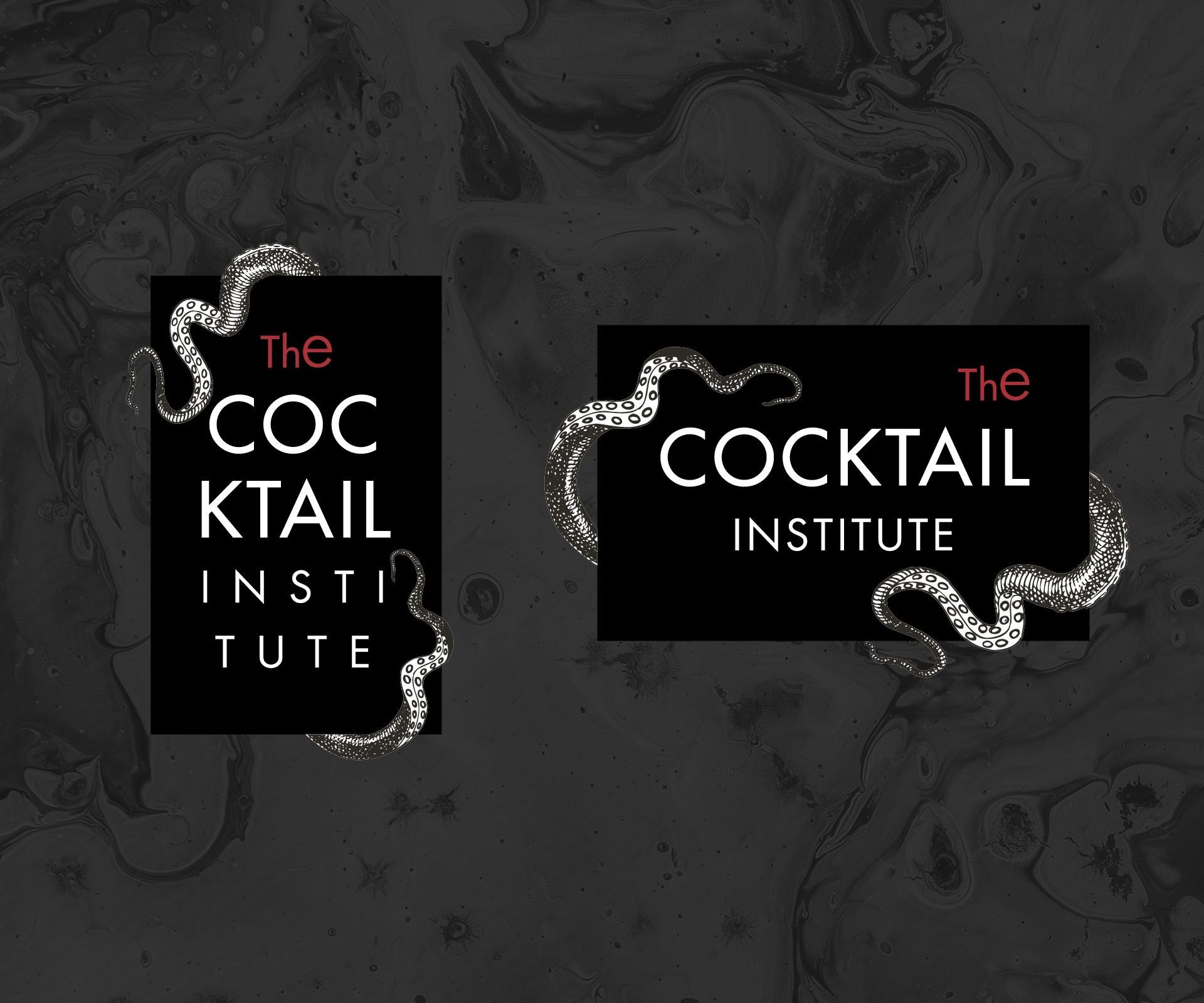 Renew Creative The Cocktail Institute logo artwork Renew Creative The Cocktail Institute logo artwork